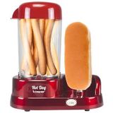 BEPER P101CUD501 Hot Dog Machine, 350 W, aan/uit-knop, antislipvoeten, rood
