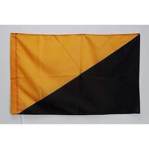 ANARCOMUTUALISMUS vlag, 150 x 90 cm voor stok, anarchist-vlag, 90 x 150 cm AZ FLAG