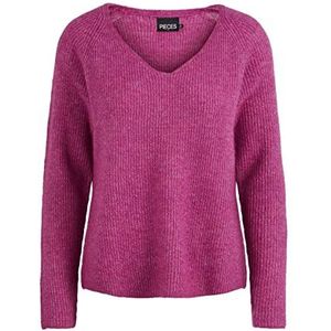 PIECES Gebreide damestrui PCELLEN, roséviolet, XS