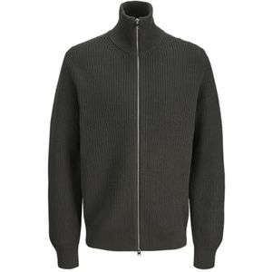 Jack & Jones - Jprblastandfort - Gebreid Vest - Donkergroen