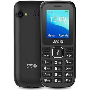 glowster Mobiele telefoon met Bluetooth en FM-radio, zwart, ideaal voor communicatie en entertainment in het dagelijks leven.