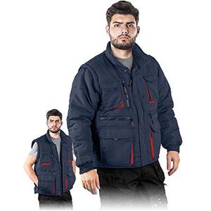 Rijst Czapla2_Gcxl geïsoleerde veiligheidsjas, donkerblauw-rood, XL maat