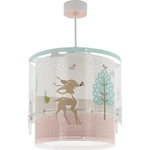 Dalber Kinder hanglamp plafondlamp kinderkamer kinderlamp Loving Deer Herten dieren roze