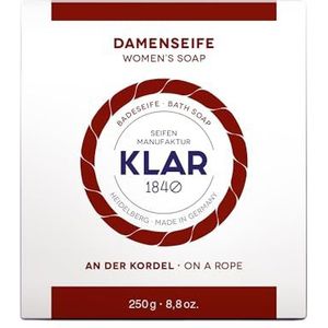 Klar Seifen 11014 Badzeep voor dames, 250 g, palmolievrij, geschikt voor de normale huid, zeep