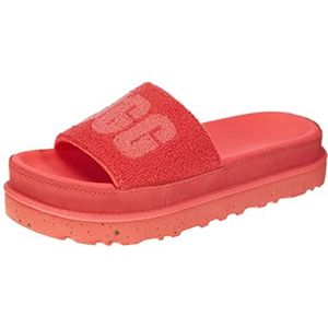 UGG Laton Slide sandaal voor dames, Hibiscus Roze Badstof, 38 EU