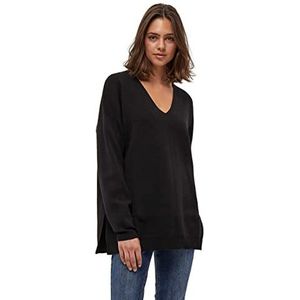 Peppercorn Rosalia V-hals gebreide trui met lange mouwen | zwarte truien voor vrouwen VK | lente dames truien | maat M