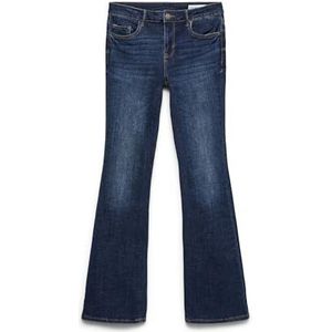 VERO MODA - Vmflash Mr Flared Jeans - Donkerblauw - Dames