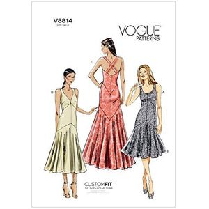 Vogue V8814A50 snijpatronen, papier, verschillend, A5 6-8-10-12-14