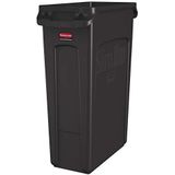 Rubbermaid Commercial Products Geventileerde Slim Jim® Afvalbak 87L Bruin 1956187