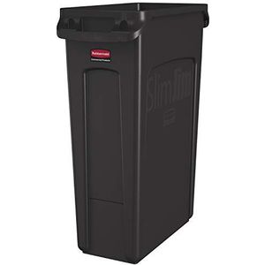 Rubbermaid Commercial Products Geventileerde Slim Jim® Afvalbak 87L Bruin 1956187