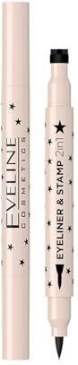 Eveline Cosmetics - Eyeliner & Tampon 2-in-1 - Nr. 01 Hart