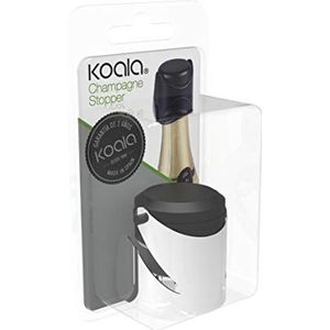 Koala Champagne Stopper Zilver/Chroom-1 Stuk, Multi-Color, One Size