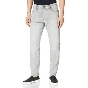 G-Star Raw Jeans heren Scutar 3D Slim Tapered,Grijs (Vintage Oreon Grey Destroyed C293-c296),30W / 34L