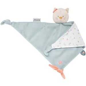 Nattou Comforter Doudou Cat Lana, 65 x 35 cm, Dusty Blue