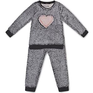 Charlie Choe Meisjespyjama, grijs, 8 Jaren
