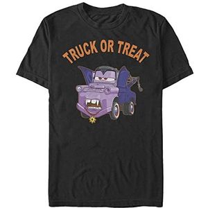 Pixar Unisex Cars 1-2-Truck Or Treat Color Organic T-shirt met korte mouwen, zwart, L, zwart, L