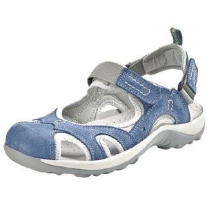 Manitu 820041 Dames Slingback Sandalen, blauw, 40 EU