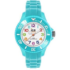 Ice-Watch - ICE mini Turquoise - Turquoise jongenshorloge (gemengd) met siliconen band - 012732 (Extra Small)