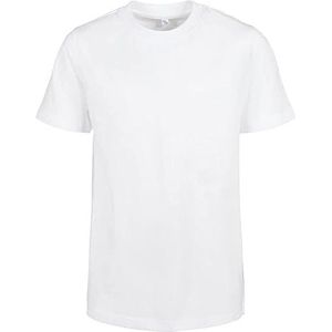 Build Your Brand Uniseks T-shirt voor kinderen, wit, 146-152