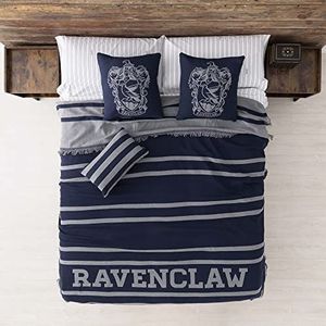 Belum Harry Potter deken, jaquarddeken, 230 x 260 cm, Ravenclaw House, deken voor Harry Potter, deken voor alle soorten toepassingen
