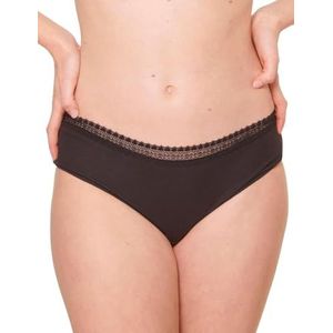 Sloggi - Women GO Ribbed - Dames Slip - Zwart - 2-pack