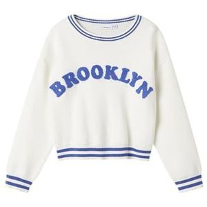 Gebreide Trui - Regular Fit - Ronde Hals - Lange Mouwen - Geborduurd