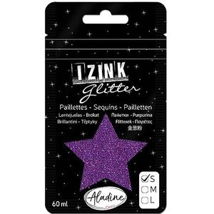 Aladine - Izink Glitter donkerpaars 60 ml