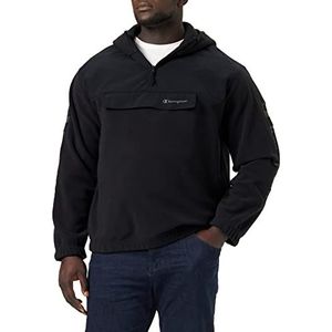 Champion Polar Half Zip sweatshirt met capuchon voor heren, zwart., M