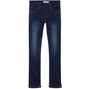 NAME IT KIDS Slim Fit Jeans NKMTHEO Dark Blue Denim