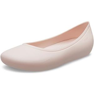 Crocs Brooklyn Flat Ballet voor dames, Kwarts, 36/37 EU