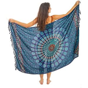 Strand Sarong voor Dames - Boho Chic Mandala Pareo - Bikini Bedekken - Badpak Sjaal