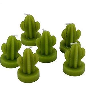 Vacchetti kaars cactus groen, 6 stuks, Other, medium