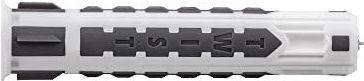 Wuerth 590680846 2K kunststof Shark Twist, DBL-KST-SHARK-TWIST-8x46 multifunctionele pluggen, wit-antraciet
