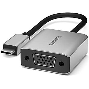 USB C naar VGA Adapter Kabel - Marmitek UV21 - Verbind een Thunderbolt 3 met een VGA ingang - Sluit je Mac of laptop aan op een oud scherm of projector (hotels, vergaderruimtes) - USBC converter