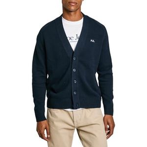 Pepe Jeans Chelsea Knitwear voor heren, Blauw (Dulwich Blue), S