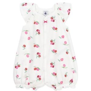 Petit Bateau Baby meisje A0CZ5 Combicourt, wit/meerkleurig, 12 maanden, wit/meerkleurig., 12 Maanden