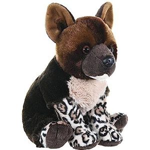 Wild Republic Afrikaanse wilde hondenpup, knuffeldieren, 30 cm, cadeau voor kinderen, pluche speelgoed, vulling is gesponnen gerecyclede waterflessen