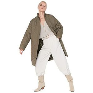 Trendyol Winterjas - Grijs - Maxi, kaki, L