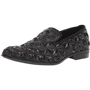 Stacy Adams Heren Sequence Slip op Loafer, zwart, 7.5 UK, Zwart, 40 EU