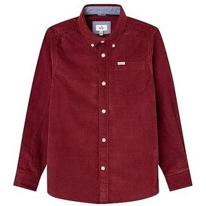 Pepe Jeans Dysart overhemd voor dames, rood (burgundy), 8 Jahre