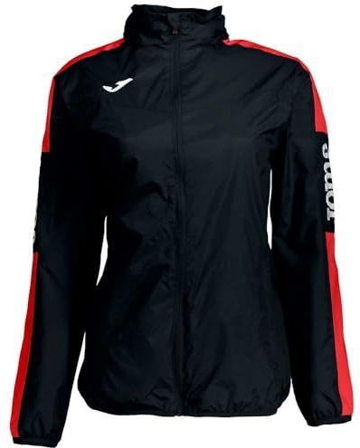 Joma - Rainjacket Championschip IV - Damesjas - Zwart-Rood