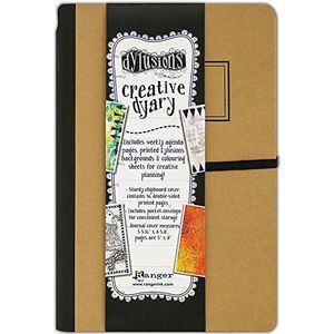 Ranger Dylusions Creative 2 dagboek, papier, meerkleurig, 21,3 x 14,5 x 2 cm