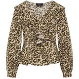 faina Blouse  beige / ombergrijs / groen / kaki