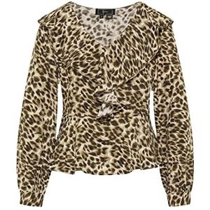 faina Blouse  beige / ombergrijs / groen / kaki