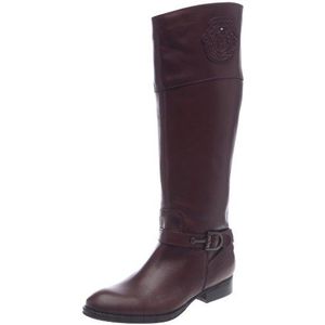 Tommy Hilfiger hampshire 6b dames laarzen, Marron Foncé, 37 EU