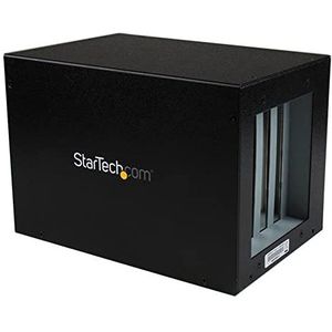 StarTech.com PCI Express naar 4-sleuf PCI-uitbreidingssysteem - PCIeo PCI-uitbreidingsdoos - Externe PCI-sleuf - PCI-uitbreidingschassis (PEX2PCI4), zwart