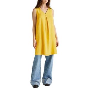 United Colors of Benetton Jurk, Geel, S