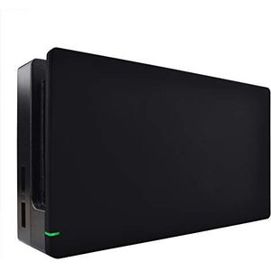 eXtremeRate Zwart Custom Faceplate voor Switch oplaaddock, Soft Touch Grip DIY vervangende behuizing Shell voor Switch Dock - Dock NIET inbegrepen