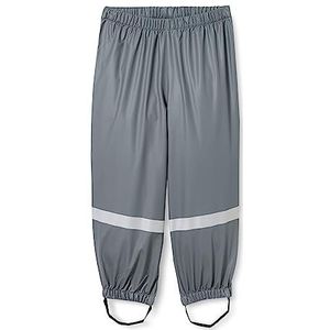 Playshoes - Regenbroek - Donkergrijs - Waterdicht - Reflecterende Details