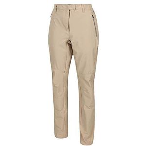 Regatta HIGHTON waterafstotende stretch technische broek met UV40-bescherming en meerdere zakken - normale broek voor dames, moccasin, FR: S (maat fabrikant: 12)